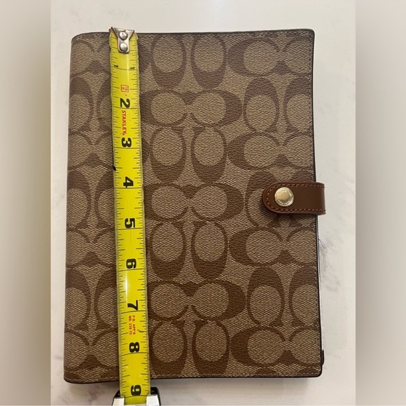 COACH notebook with Elegant Canvas and Leather Cover - Picture 12 of 12